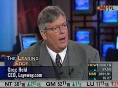 Greg Held on CNN discussing Layeway.com